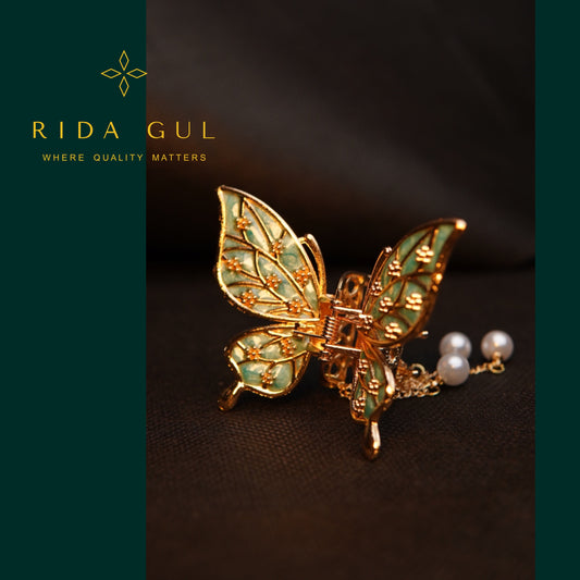 Golden Butterfly Hair Catcher #RGHC003